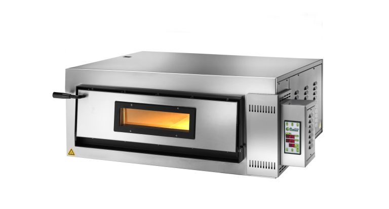Forno pizza elettrico digitale 1 camera cottura FIMAR FMD4 con porta chiusa